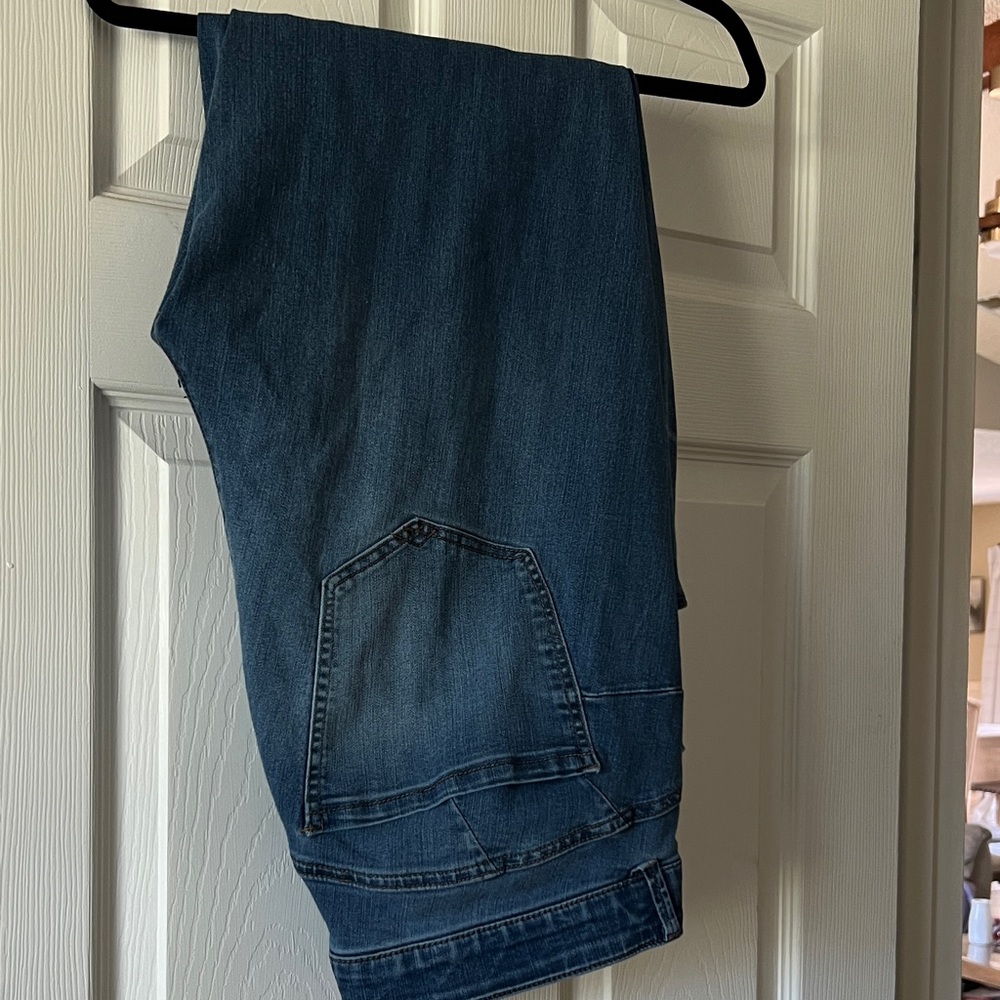 Democracy Absolution Jeans 24W Blue Stretch Denim Plus Size Tummy Control
